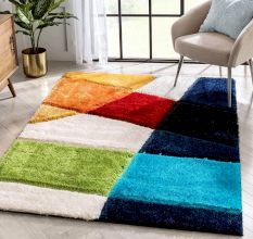 Soft Multicolor Shaggy Hall Rug